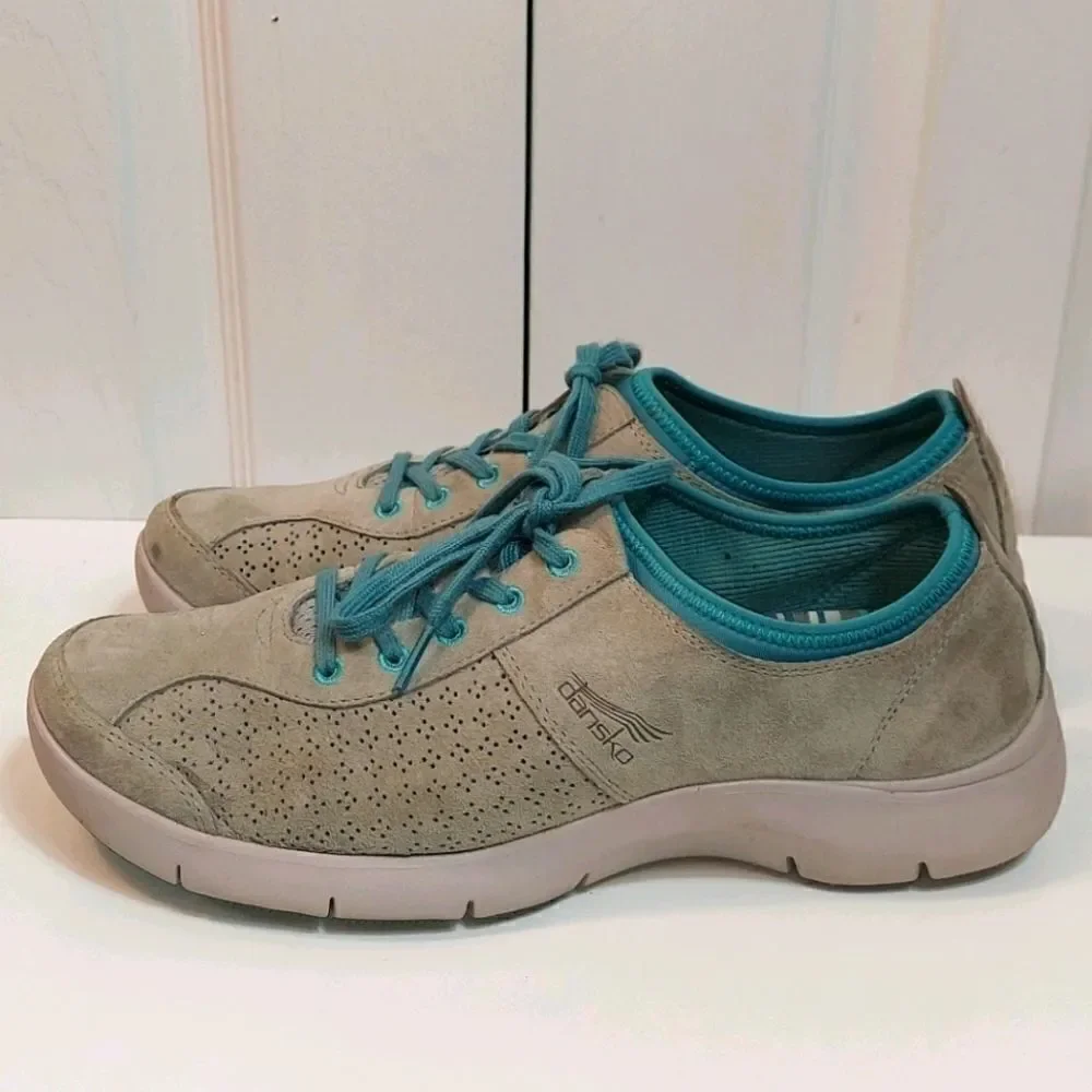 Dansko Elise Sedona Suede Sneaker Sz 42 Euro
